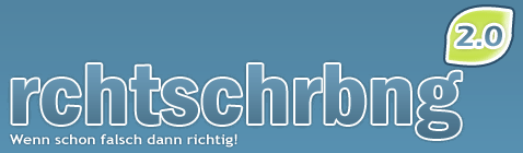 Rechtschreibung - Rchtschrbng 2.0 Beta