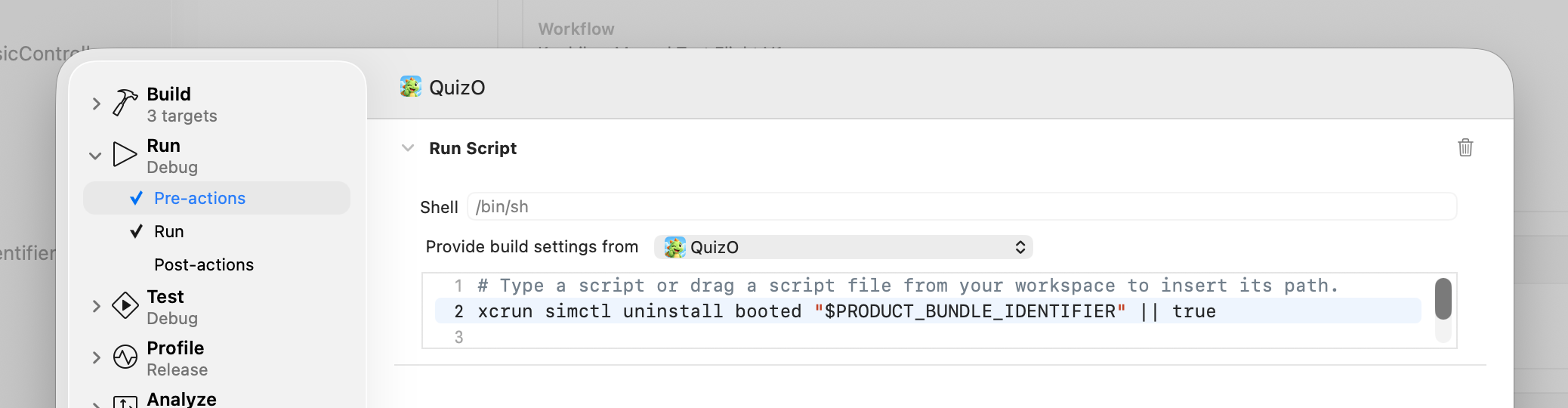 TIL: Automatically Uninstall an iOS App Before Running It in the Simulator